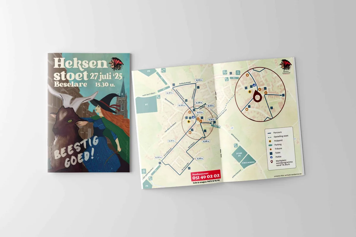 Heksenstoet Beselare: Van betoverend ontwerp tot beestig drukwerk